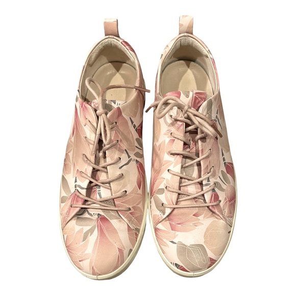 Ecco Soft 8 Floral Rose Dust Pink Sneaker ❤️ SZ 9 - Picture 2 of 6